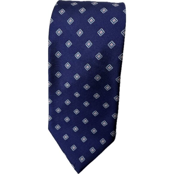 Brooks Brothers Silk Floral Tie Blue NWT 58” W 3.85 - Picture 1 of 9